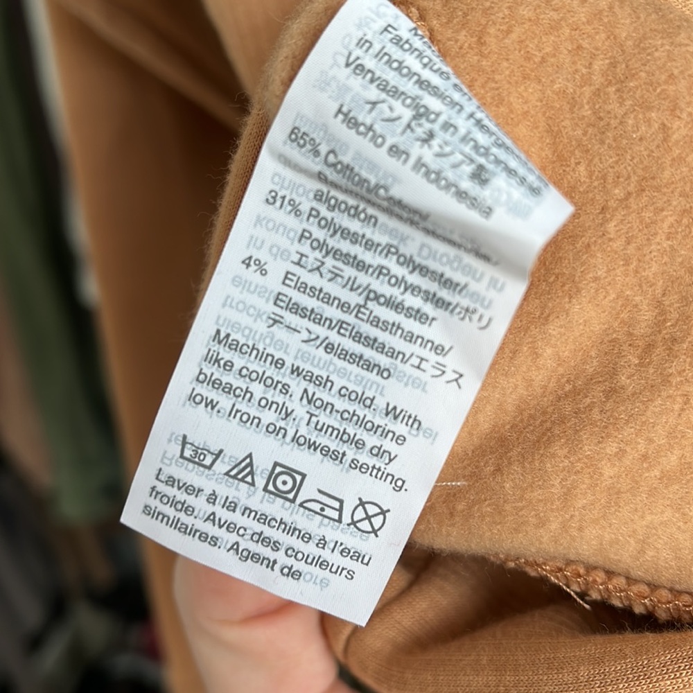Madewell Loungewear Rust Cowlneck Sweatshirt, NWOT - Picture 6 of 7